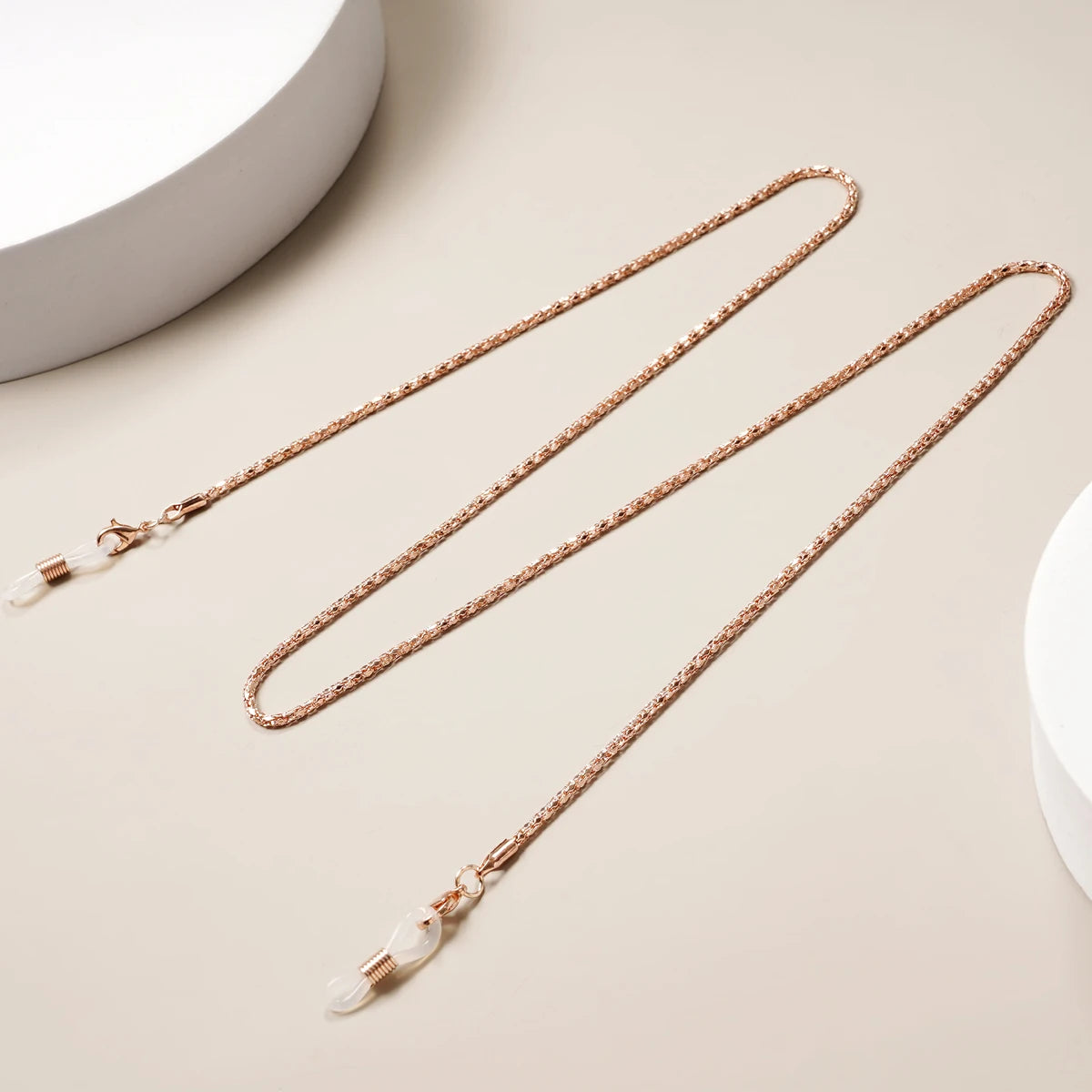 Fashion Reading Glasses Chain for Women Metal Sunglasses Cords Eyeglass Lanyard Hold Straps Eyewear Retainer