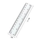 Transparent Plastic Ruler 6/8/12 Inch Standard/metric Rulers Straight Ruler Measuring Drawing For Student School Office Supplies