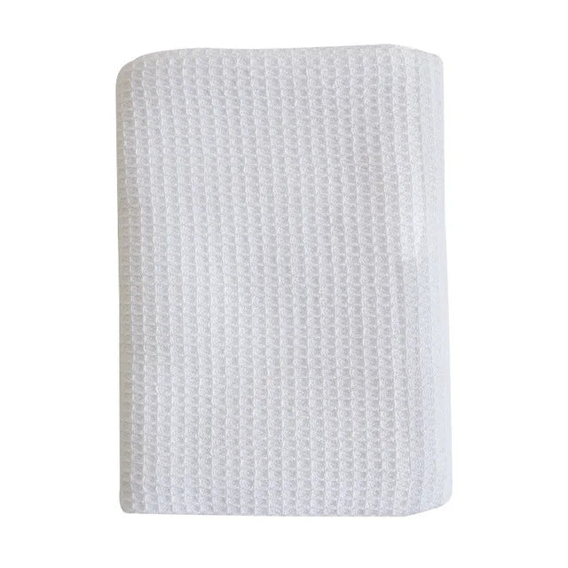 Ultra Soft Absorbent Tea Towel,Waffle Weave Cotton Dish Rags,45x65cm Large Kitchen Dinner Plate Hand Towel,Cloth Napkins