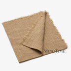 Napkin Cotton Cloth 41*41cm Rustic Gauze Hanky Tea Towel Dining Place Mats Wedding Supplies Linen Home Table Decor