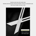 0-22/0-27cm Sliding Angle Ruler T Bevel Hardwood Handle Rotatable Engineer Ruler Plastic Handle Wooden Marking Gauge Protractor