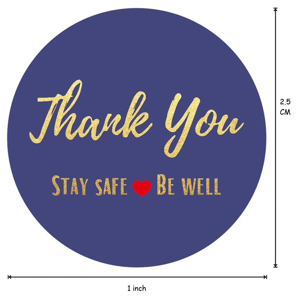 100-500pcs Laser Thank You Stickers for Small Business Holographic Silver Adhesive Labels for Bags Boxes Envelope Mail GIft