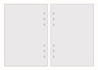 A5 A6 A7 50 Sheet Loose-leaf Colorful Refill Inner Page Line Blank Grid Inner Page Inside Paper Stationery