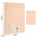 Piano Music Binder A4 3-Rings Sheet Music Folder Transparent Sleeves Music Scores A4 Folder With Rings