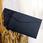 10Pcs Vintage Kraft Paper Envelopes Blank A4 triangle cowhide Handmade black Set Writing Christmas Invitations 22*11CM