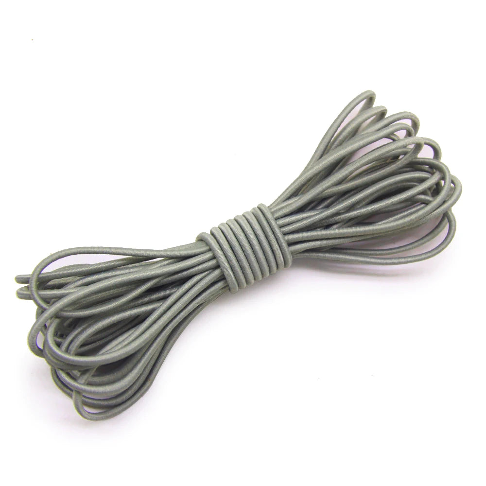 2.5mm Elastic Rope Elastic Band Shock Cord Bungee Rubber Band Stretch Thread for Garment Accessory Craft Handmade DIY
