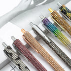 Ballpoint Pen Luxury Rhinestone Cute Wedding Rose Gold Metal Stationery School Office Supply High Quality Pens