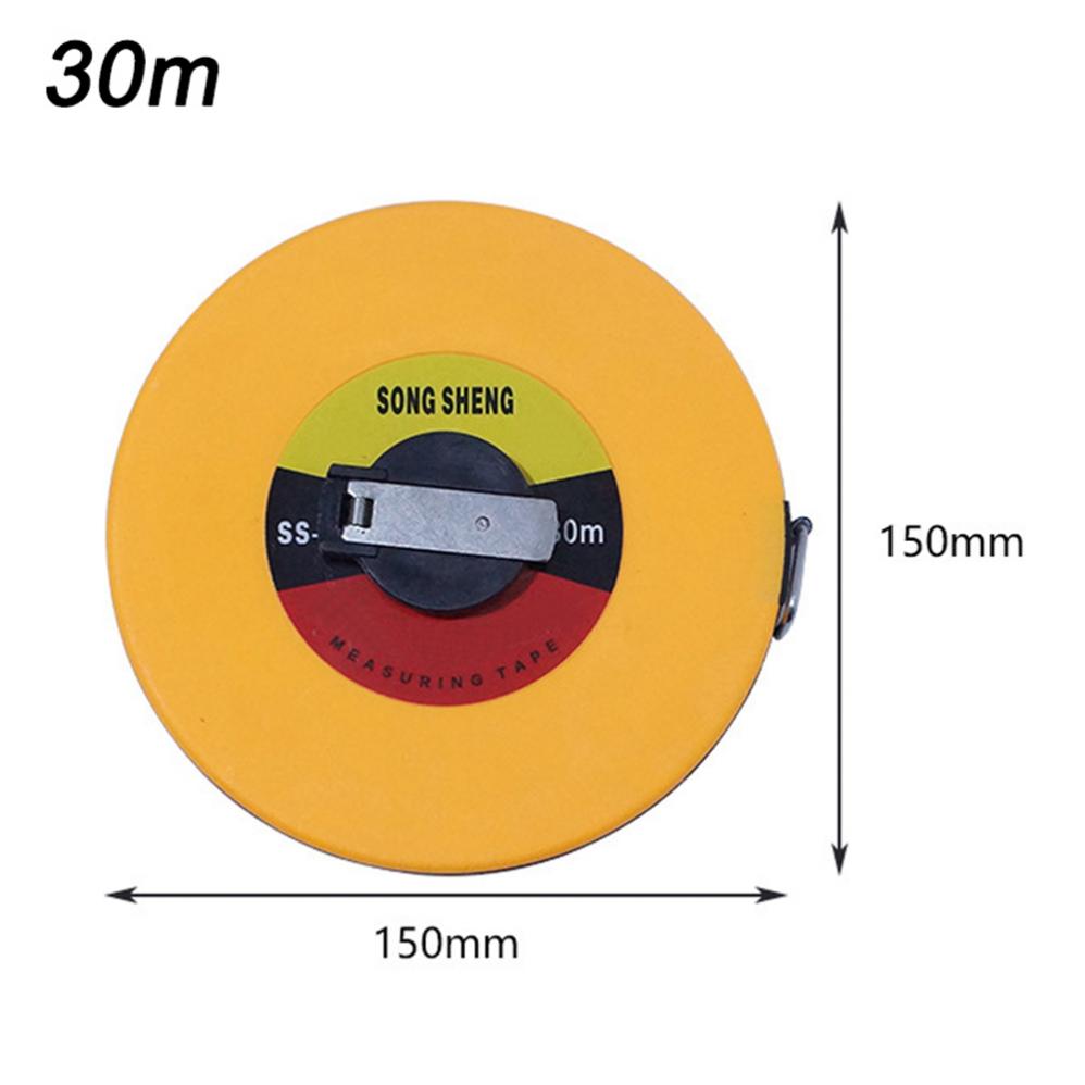 10/15/20/30/50M Tape Measure Circular Glass Fiber Leather Tape Measure Carpenter Metric Measuring Meter Tape Measure Tools