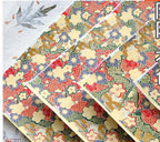 Origami Japanese Chiyogami Yunzen Paper, Hand-silk Screened Craft Paper For Gift Wrapping Box Doll Decoration 20 Sheets