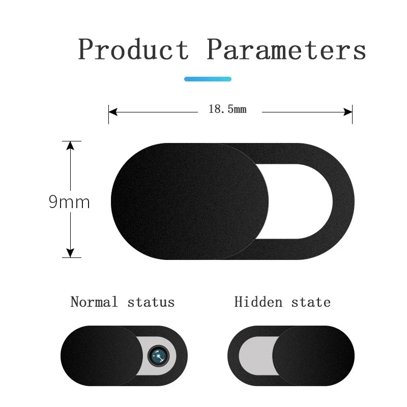 Webcam Cover Laptop Web Camera Cover Cell Phone Lens Shutter Slider Universal Phone Antispy Sticker For Iphone Samsung Macbook