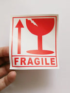 120pcs 80*90mm Warning Shipping Label Fragile Products Box Sticker