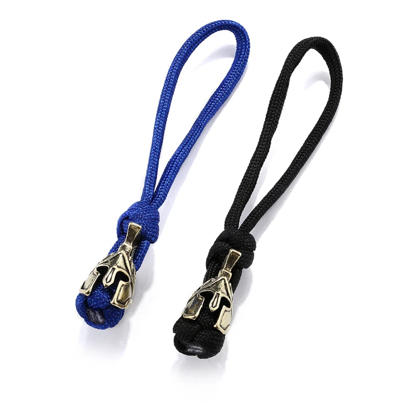 Supretu Men Vikings Lanyard Keychain Spartan Warrior Accessories Woven Rope Knife Car Keyring Handmade Bag Pendant Jewelery Gift