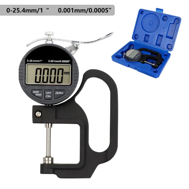 XCAN Caliper Electronic Thickness Gauge 12.7mm 25.4mm 0.01/0.001mm Digital Micrometer Thickness Meter Micrometro Measuring Too