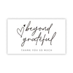 30pcs/pack Pink Thank You Card For Supporting Business Package Decoration "Gorgeous Thanks" Business Card Handmade With Love