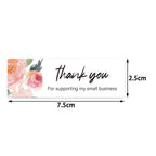 120Pcs/roll Thank You For Your Order Stickers Pink Labels For Envelope Sealing For Small Business Decor Sticker Stationery