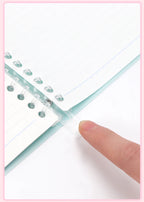 Japan KOKUYO Campus Loose-leaf Soft Cover B5 Thin Notebook with 50 Sheets 5mm Square or Dot Grid Loose-leaf Paper Refill