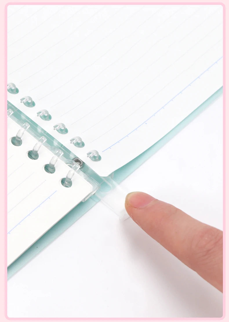 Japan KOKUYO Campus Loose-leaf Soft Cover B5 Thin Notebook with 50 Sheets 5mm Square or Dot Grid Loose-leaf Paper Refill