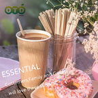 Individually Paper Wrapped Wooden Coffee Stirrers Disposable Wood Sticks for Coffee/Tea/Hot Beverage/Hot Chocolate/Cold Drinks