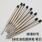 WANCHER Ballpoint Pen Original Hexagon Brass Metal Rotary Black 0.5mm Refill Replaceable W1558 Office School Stationery