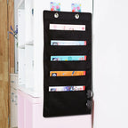 Document Hanging Storage Bag Oxford Cloth Storage Pocket Chart Hanging File Folding Holder Cascading Fabric Organizer For Office