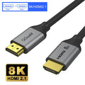 QGeeM 8K HDMI Cable HDMI 2.1 Wire for Xiaomi Xbox Serries X PS5 PS4 Chromebook Laptops 120Hz HDMI Splitter Digital Cable Cord 4K
