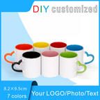 DIY Customized 350ML 12oz Ceramic Mug Print Picture Photo LOGO Text Personalized Coffee Milk Cup Creative Present Cute Gift