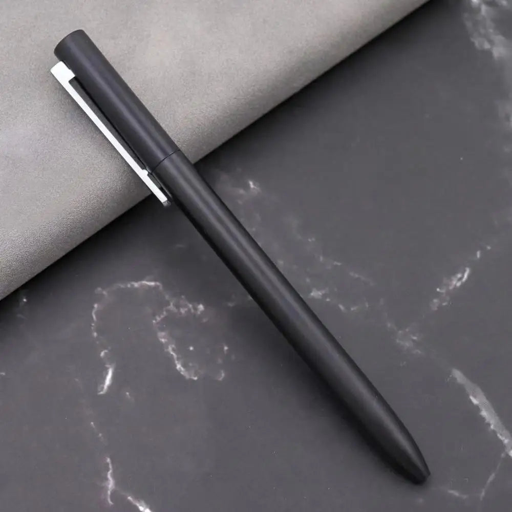 Metal Rotating Gel Pen Sign Pen with Refills for Xiaomi Metal Sign Pens 0.5MM Smooth Low-Key Elegant and Firm Office Business