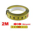 Metric Steel  Miter Track Tape Measure 0.5'' Self Adhesive Scale Ruler Tape 1-5M For Router Table Saw T-Track Woodworking Tools