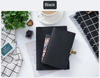 100% Genuine Leather Cover A5A6B6 Sketchbook Planner with Grid Blank Insert Retro Notebooks and Journals Diary Cover Stationery