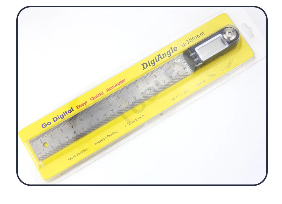 Goniometer Electronic Protractor Digital Gauge Angle Measurement Tool Multi Angle Ruler Woodworking Tools Meter Angle Finder 360