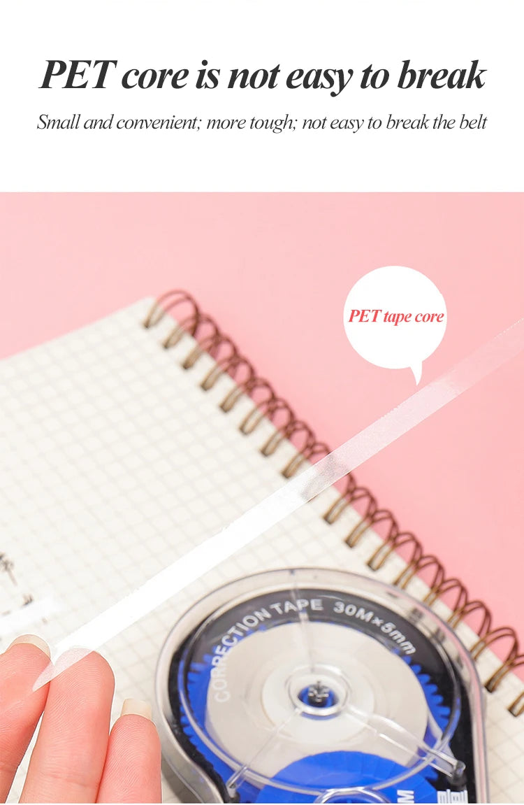 Correction Tape 12m/30m/60m Large-capacity Multi-specification Correct Belt Diary Scrapbooking Student School Office Supplies