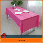 1pc 137*274cm Birthday Party Blue Pink Plastic Table Cover Girl Shower Party Supplies Disposable Table Cloth Wedding Decorations