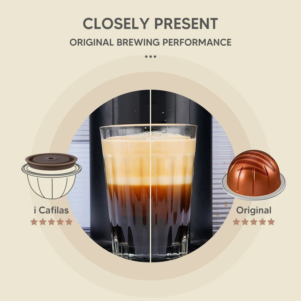 Nespresso Vertuo Reusable Pod lid Refillable Nespresso Pods Reusable silicone cover for Nespresso Vertuoline & Vertuo