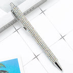 Ballpoint Pen Luxury Rhinestone Cute Wedding Rose Gold Metal Stationery School Office Supply High Quality Pens