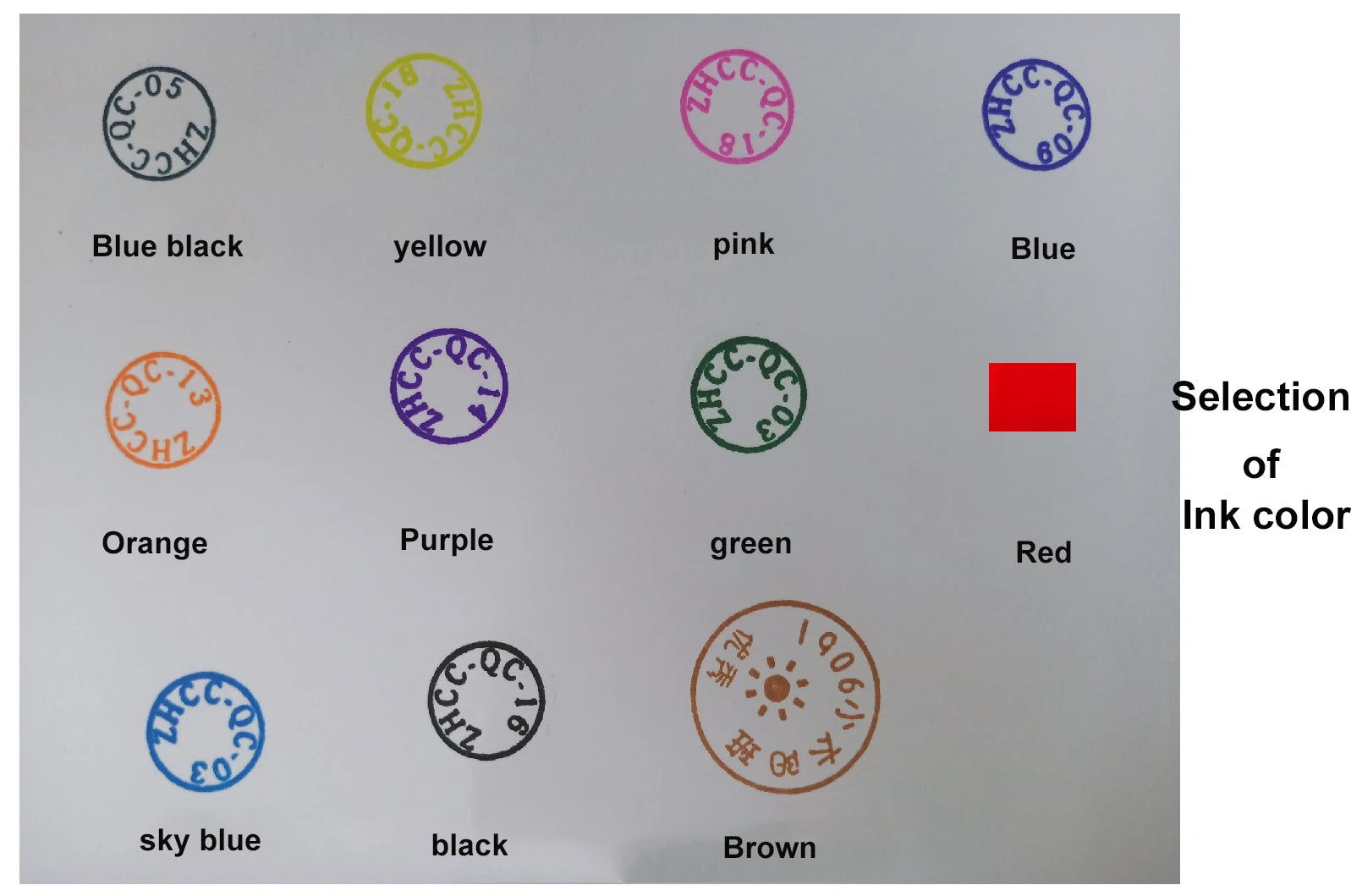 Custom QA QC Teacher Name Ink Stamp Signature Calligraphy Selfing-Inking Personalized Letter Stamp For School Student Child