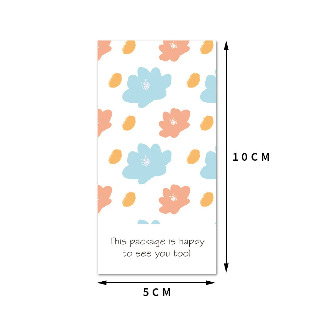 10-50pcs ' Especially For You' Rectangle Stickers 5*10cm Thank you Small Business Sticker Labels For Express Package Decor