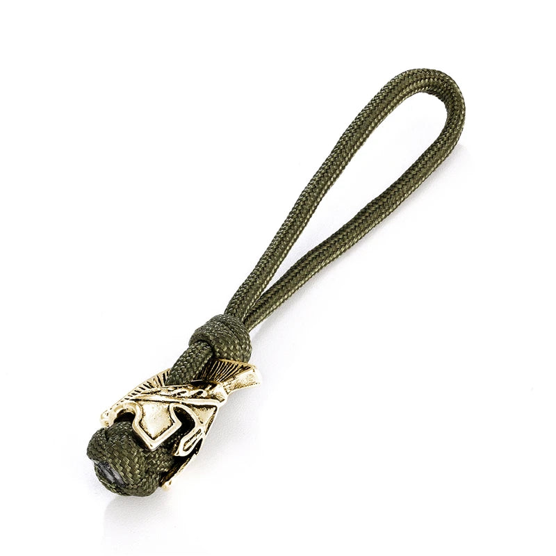 Supretu Men Vikings Lanyard Keychain Spartan Warrior Accessories Woven Rope Knife Car Keyring Handmade Bag Pendant Jewelery Gift