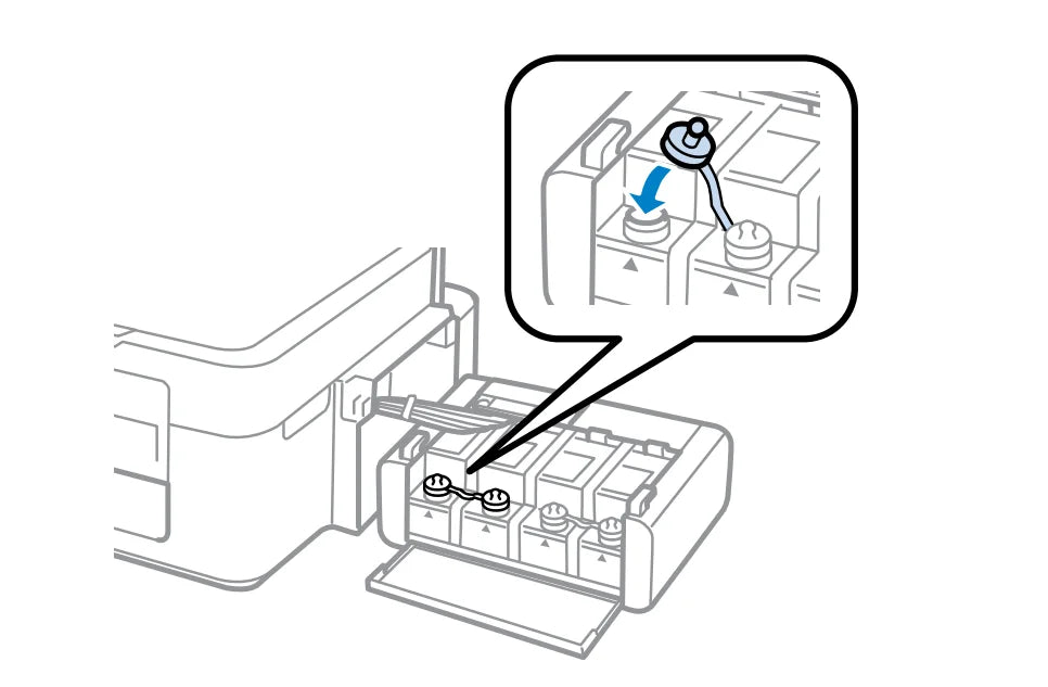 Dye Ink For Epson L100 L110 L120 L132 L210 L310 L365 L380 L382 L486 L550 L800 L805 L1300 L1455 ET-2500 ET-2650 (4 color options)