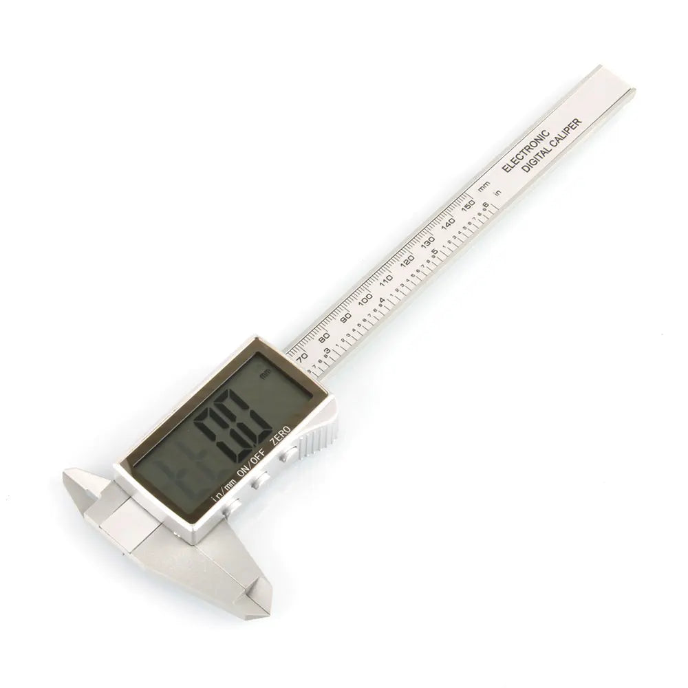 Vernier Caliper Digital Caliper Scriber for Carpenters Slide Ruler Sliding Scale Tool Carbon Fiber Composites Battery Excluded