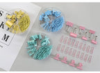 80Pcs/lot Color Binder Clips Set Mint Green Pink blue Multi Paper Clips Kawaii Stationery Office Accessories School Supplies