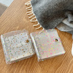 MINKYS New Arrival Kawaii Bling Star 1/2/3 inch Kpop Photocards Collect Book 3 Rings Binder Cards Organizer Book Stationery