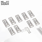 Nusign Paper Clip Silver Color Metal Document Binding Note Clips Bookmark Office Supplies