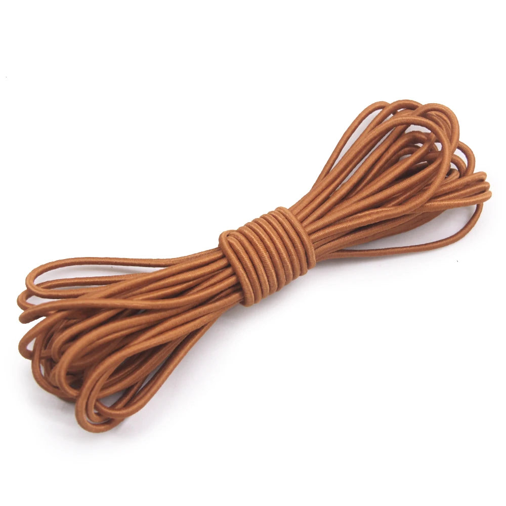 2.5mm Elastic Rope Elastic Band Shock Cord Bungee Rubber Band Stretch Thread for Garment Accessory Craft Handmade DIY