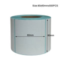 20x10mm Shipping Labels- 700 barcode sticker Per Roll Strongest & THICKEST - Thermal Postage BPA Free, Supermarket Blank Sticker