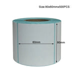 20x10mm Shipping Labels- 700 barcode sticker Per Roll Strongest & THICKEST - Thermal Postage BPA Free, Supermarket Blank Sticker