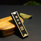 Traditional Chinese Sumi-e ink stick Solid ink Inkstick calligraphy Painting ink Hui mo Mi Le Fo Maitreya Buddha black color
