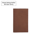 100% Genuine Leather Cover A5A6B6 Sketchbook Planner with Grid Blank Insert Retro Notebooks and Journals Diary Cover Stationery