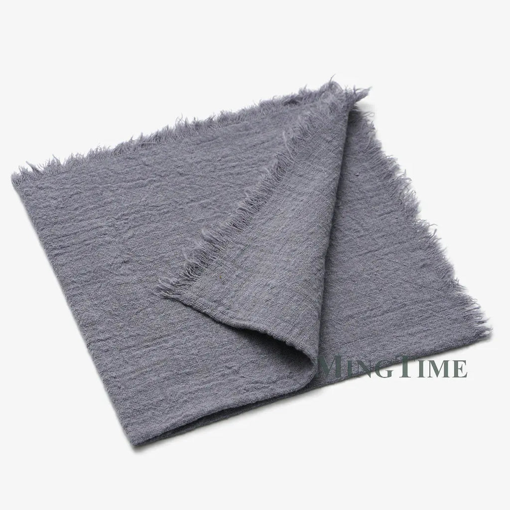 Napkin Cotton Cloth 41*41cm Rustic Gauze Hanky Tea Towel Dining Place Mats Wedding Supplies Linen Home Table Decor