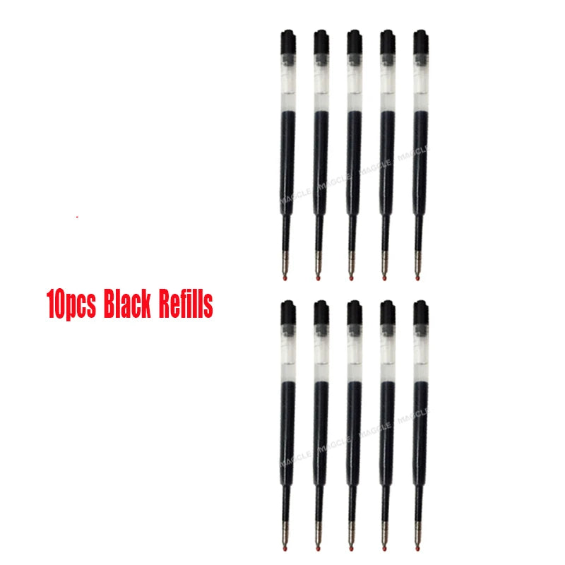 Metal Rotating Gel Pen Sign Pen with Refills for Xiaomi Metal Sign Pens 0.5MM Smooth Low-Key Elegant and Firm Office Business