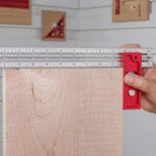 T-type Hole Ruler Professional Combination Square Angle Ruler Adjustable Protractor Right Angle Ruler Carpenter Measuring Tools